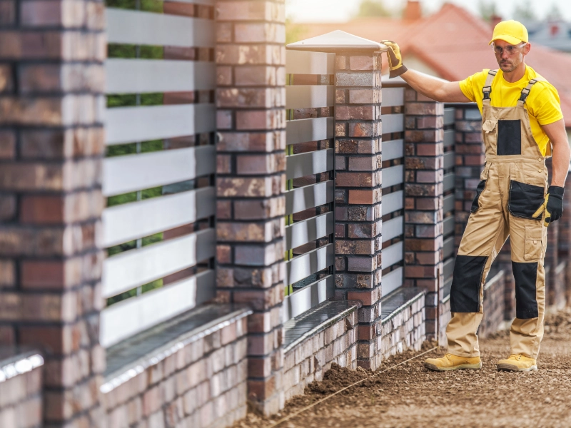 Wie man Paneelzäune mit gemauerten Pfosten verbindet – Em